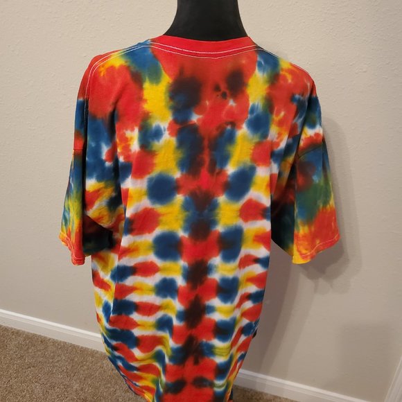 Tie Dye Boho Bohemia unisex  short sleeve T-shirt size 2X.100% cotton. - Picture 5 of 10